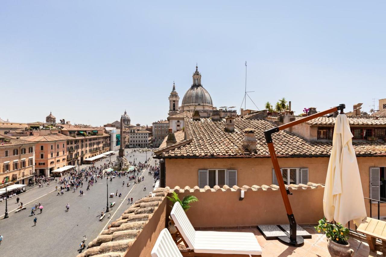 Presidential Penthouse Navona Apartment Roma Exterior foto